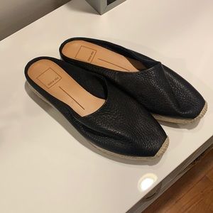 Dolce Vita size 7.5 espadrille black slides